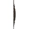 Ekena Millwork Orleans Ceiling Medallion (Fits Canopies up to 8 1/4"), 38 3/8"OD x 6 5/8"ID x 2 7/8"P, Stone Hearth CM38OLSHF - alternate 2